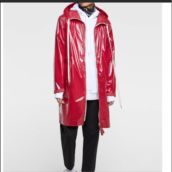 zara plastic jacket